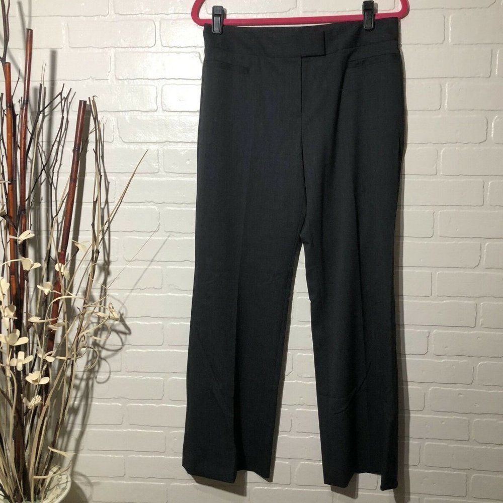 Lafayette 148 Smoke Gray Career Pants 8 NWT $298
